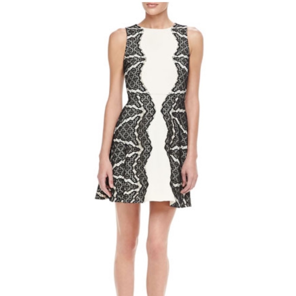 Diane von Furstenberg Daniella Lace-Panel Dress 6